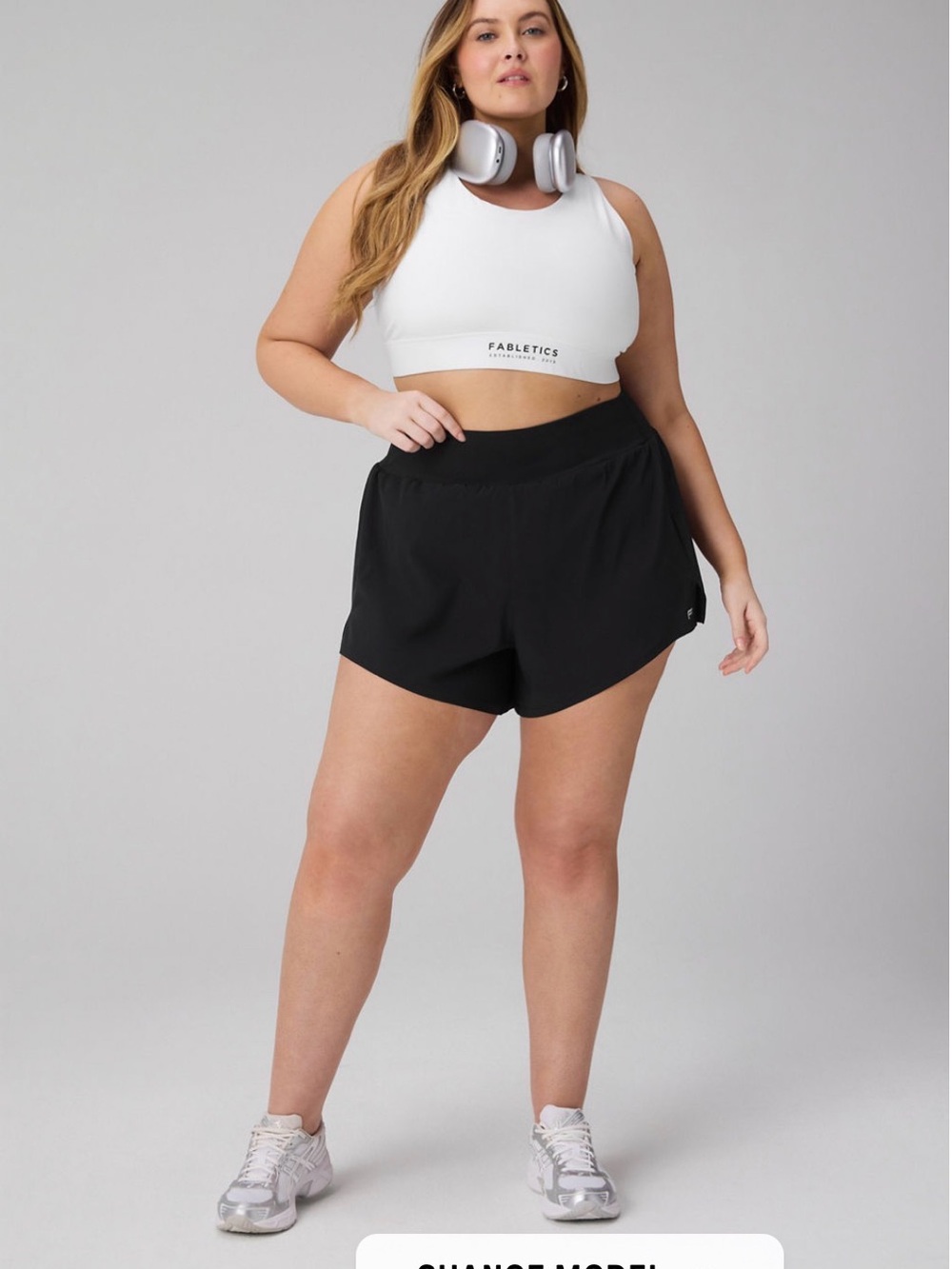 Fabletics Black Women's Running Shorts